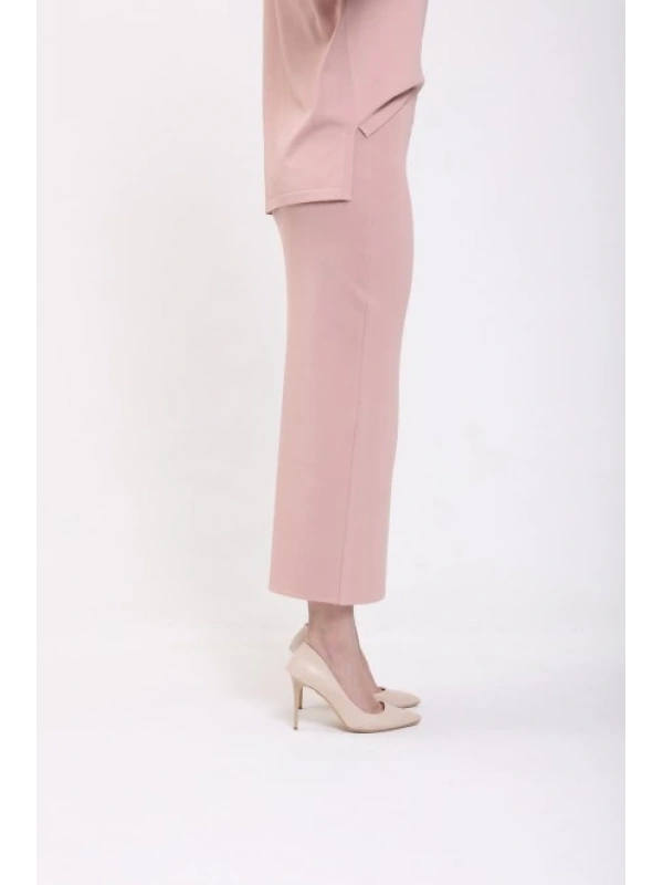 İNVEE 5685 Somon Triko Etek