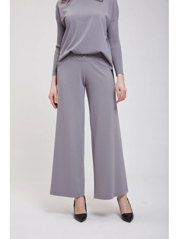 İNVEE 5749 Triko Pantolon - Gri