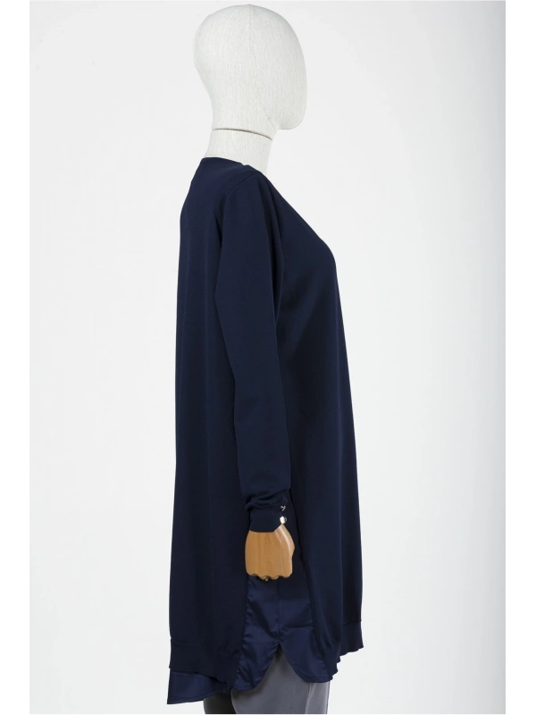 INVEE 5860 Lacivert Triko Tunik