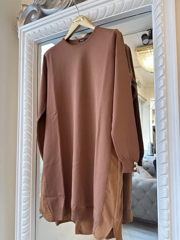 INVEE 5860 Tarçın Triko Tunik