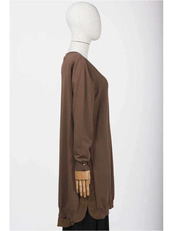 INVEE 5860 Toprak Triko Tunik