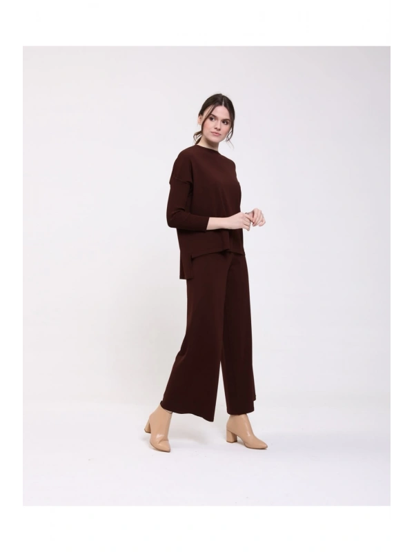 İNVEE 5879 Kahverengi Tunik