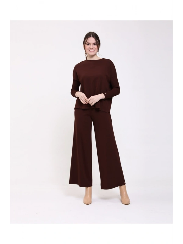 İNVEE 5879 Kahverengi Tunik