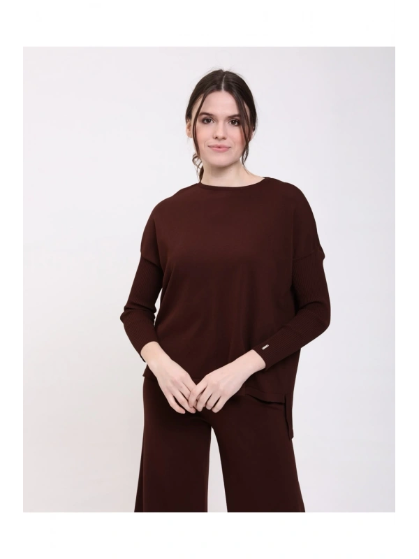 İNVEE 5879 Kahverengi Tunik