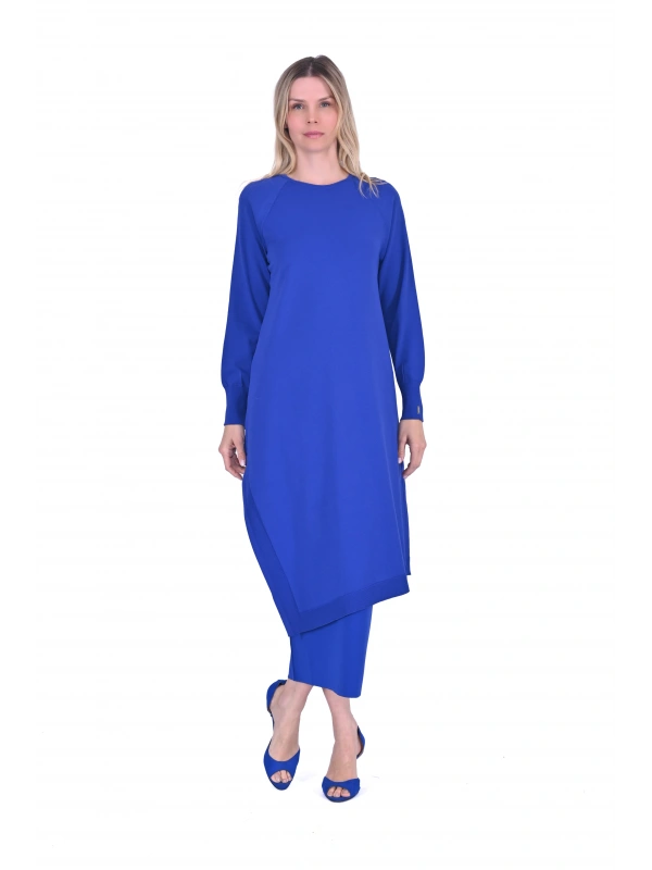 İNVEE 6001 Yanı Yırtmaçlı Sax Tunik