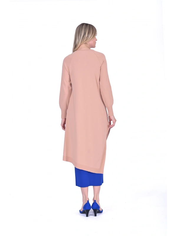 İNVEE 6001 Yanı Yırtmaçlı Soğan Kabuğu Tunik