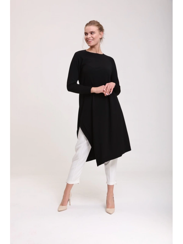 İNVEE 6001 Yanı Yırtmaçlı Tunik