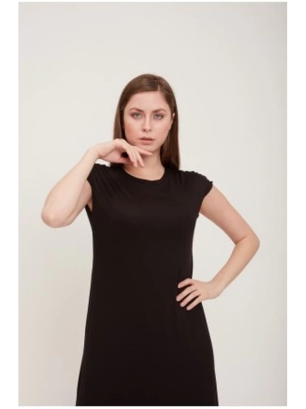 İNVEE 6139 Siyah Elbise Astarı / İç Elbise