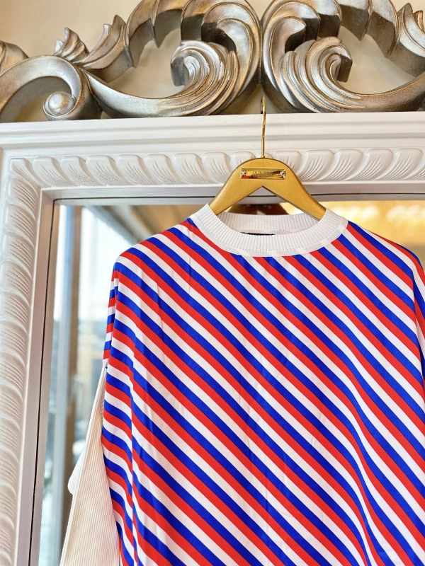 İNVEE 6252 Ekru Triko - Şifon Mix Tunik