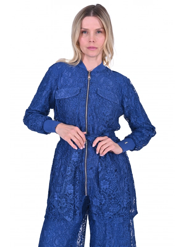 İNVEE 6352 Dantelli Takım - İndigo