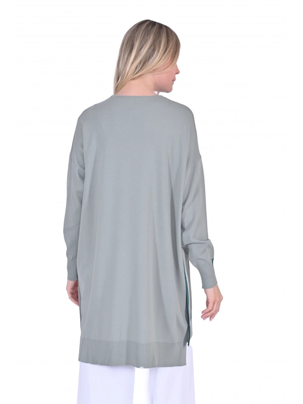 İNVEE 6367 Küfrengi Triko Tunik