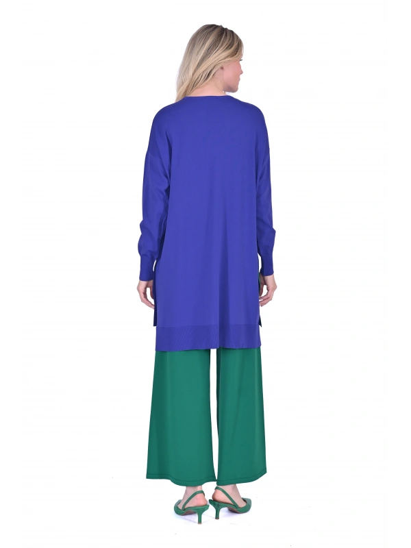 İNVEE 6367 Morcivert Triko Tunik