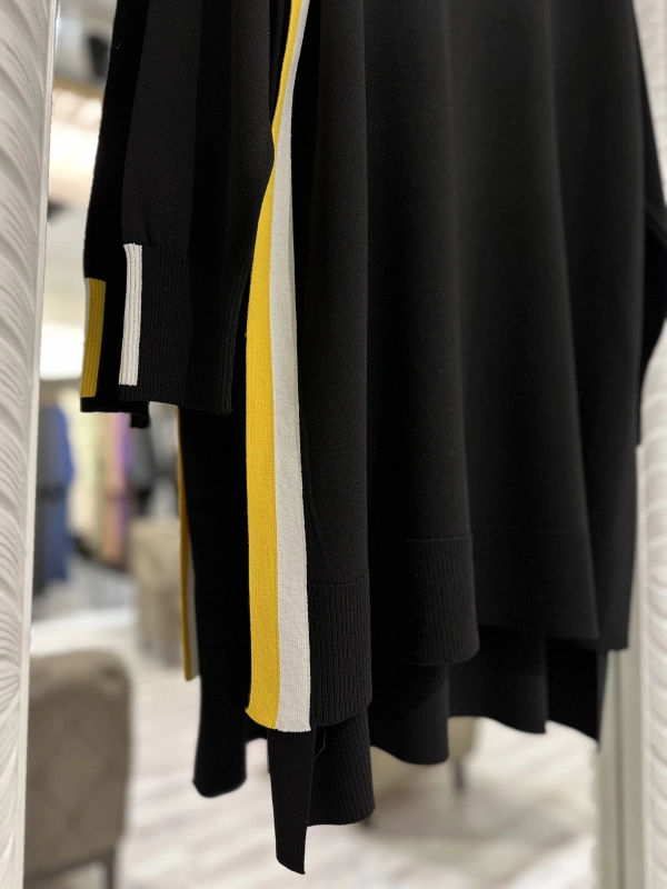 İNVEE 6367 Siyah Triko Tunik