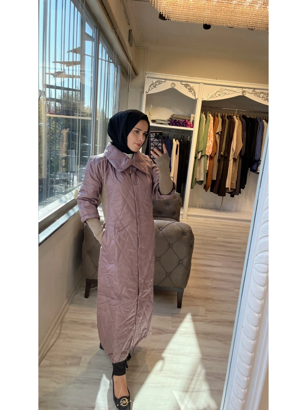 İNVEE 6378 Gül Kurusu Mont