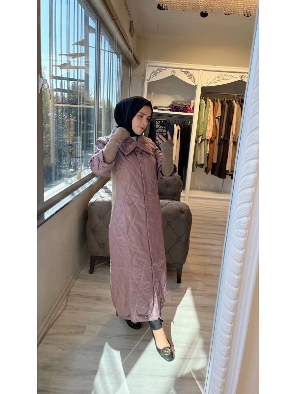 İNVEE 6378 Gül Kurusu Mont