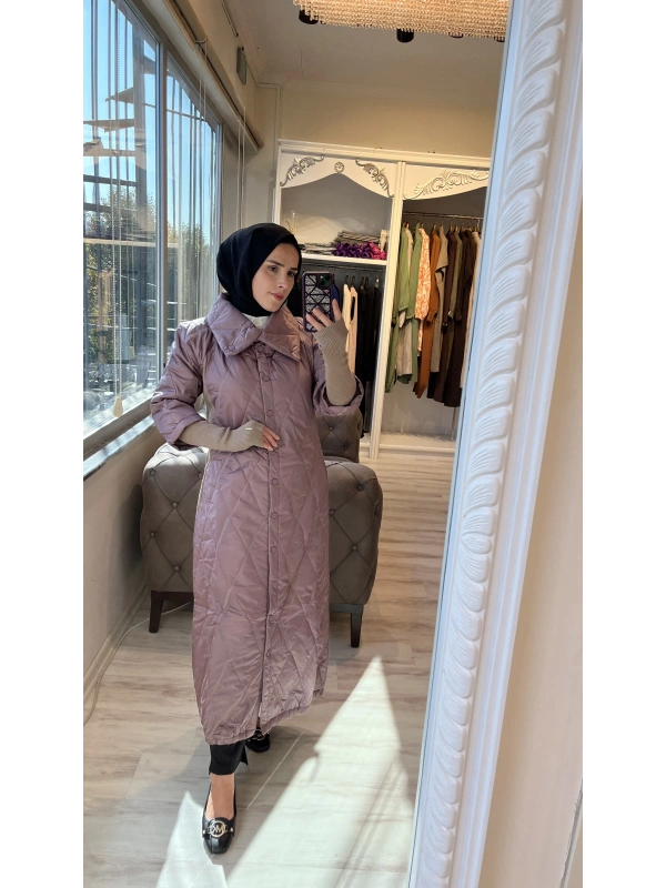 İNVEE 6378 Gül Kurusu Mont