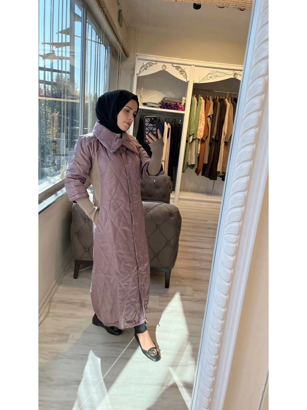 İNVEE 6378 Gül Kurusu Mont