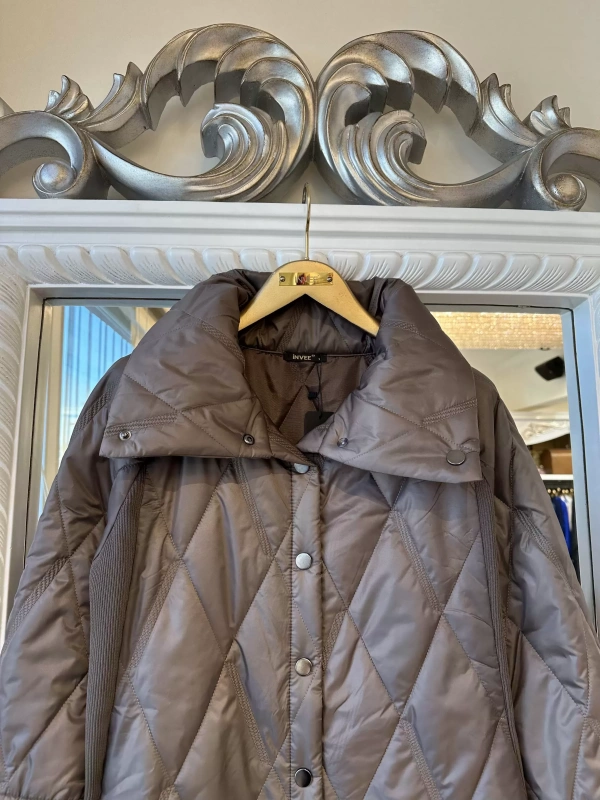 İNVEE 6378 Vizon Kapitone Mont