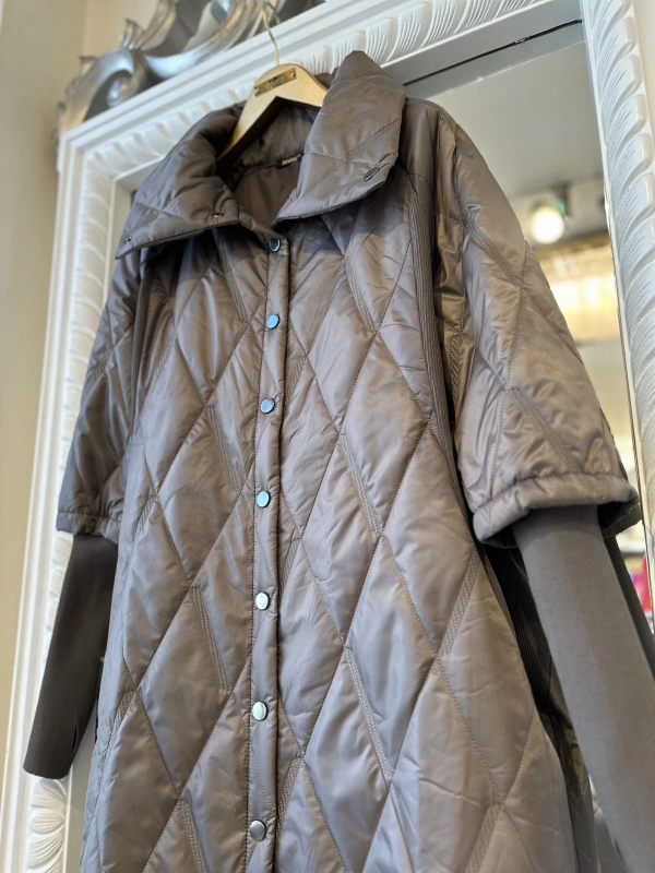 İNVEE 6378 Vizon Kapitone Mont