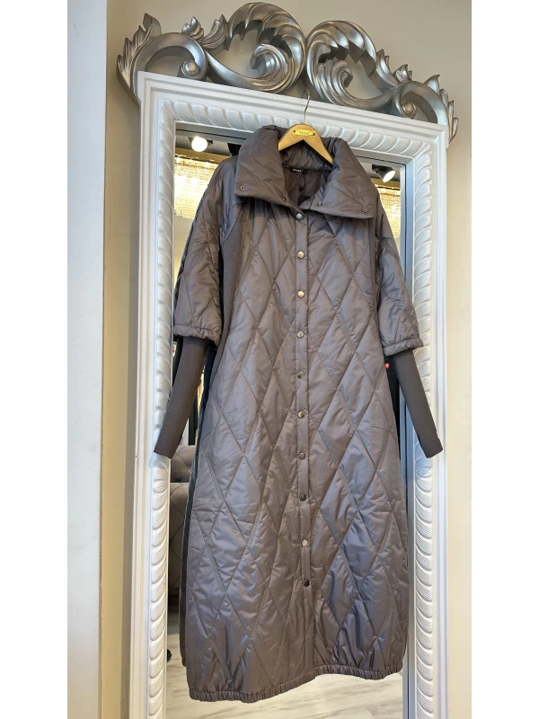 İNVEE 6378 Vizon Kapitone Mont