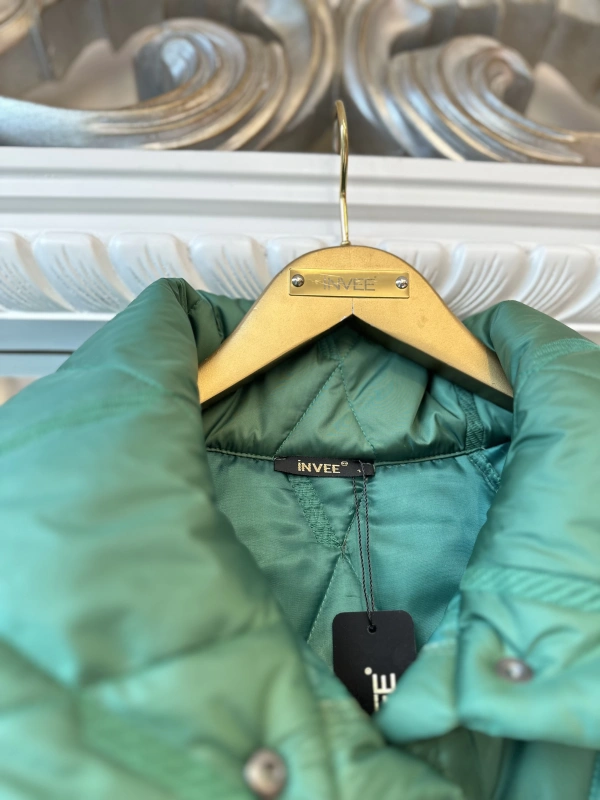 İNVEE Yeşil Kapitone Mont