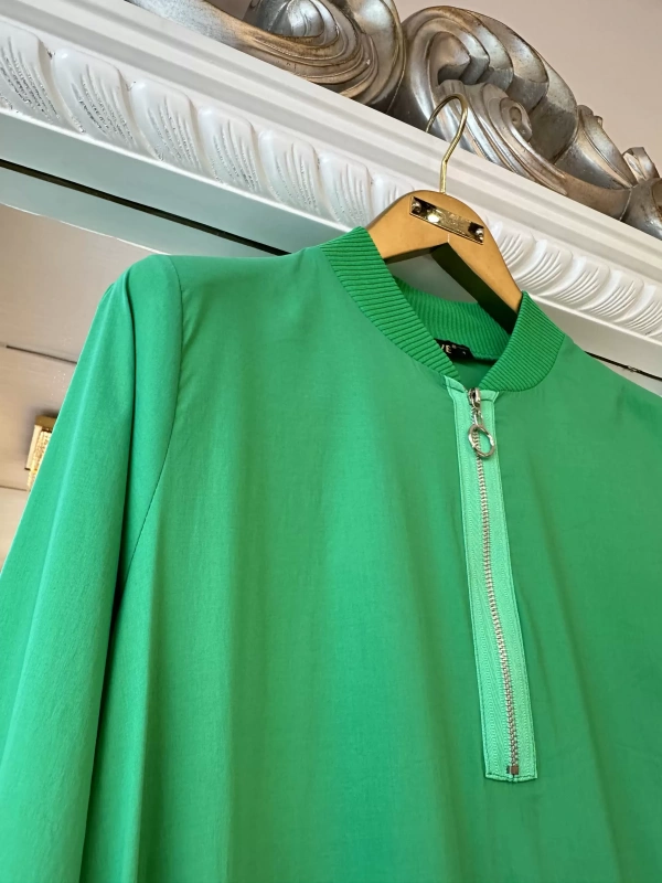 İNVEE Fermuar Detaylı Bonus Elbise