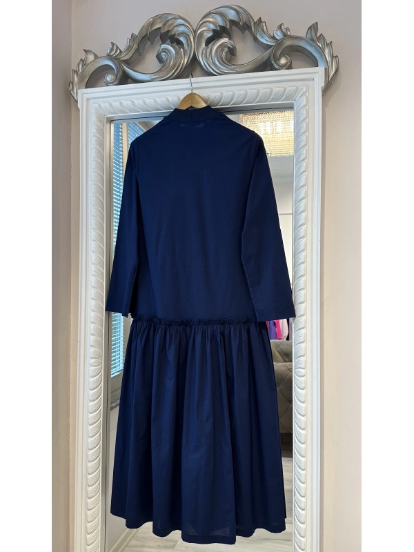 İNVEE 6389 Lacivert Elbise