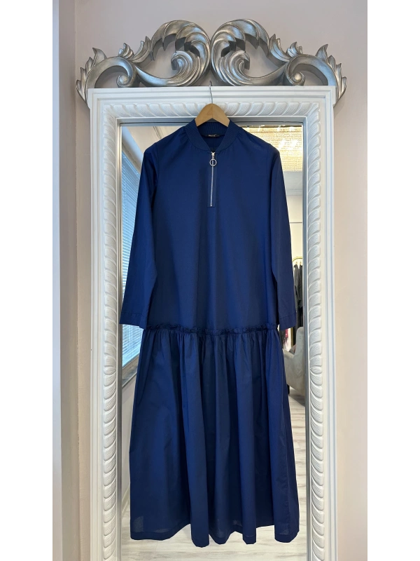 İNVEE 6389 Lacivert Elbise