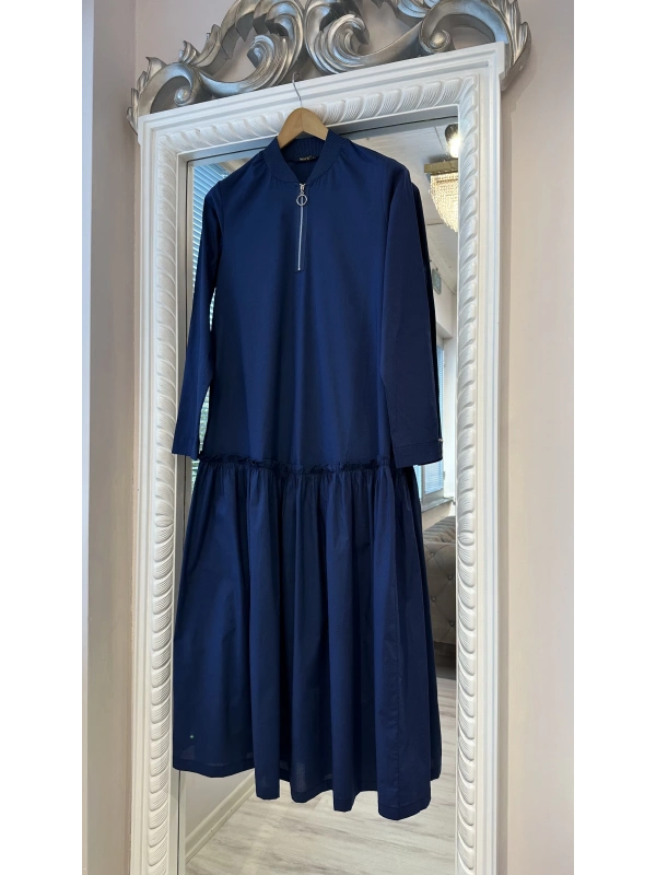 İNVEE 6389 Lacivert Elbise