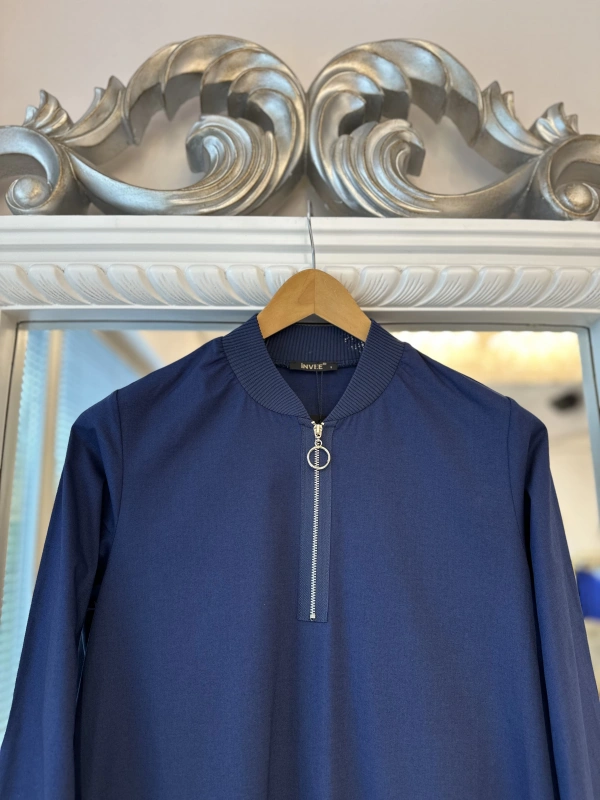 İNVEE 6389 Lacivert Elbise