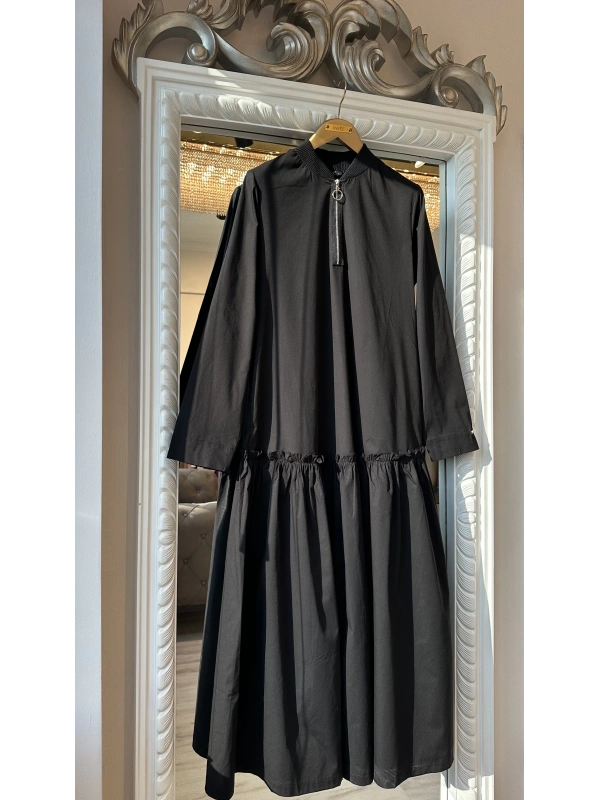 İNVEE 6389 Siyah Elbise