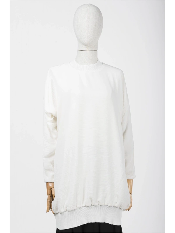 İNVEE 6419 Ekru Caz Tunik