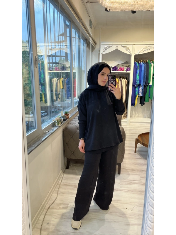 İNVEE 6419 Siyah Caz Tunik