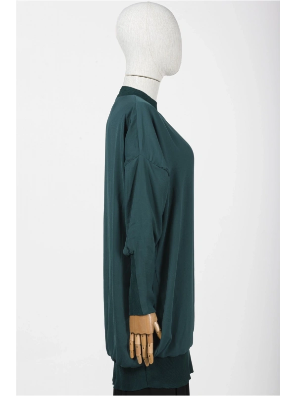 İNVEE 6419 Zümrüt Caz Tunik