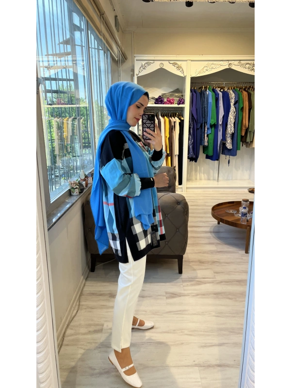 İNVEE 6652 Turkuaz Gömlek