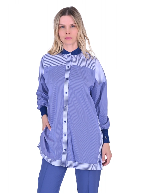 İNVEE 6652 Lacivert Gömlek