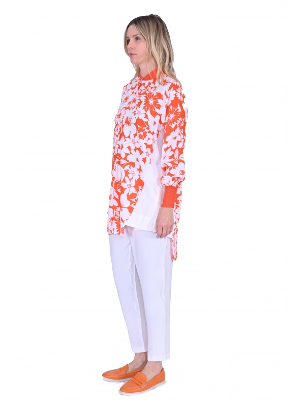 İNVEE 6674 Çiçekli Gömlek