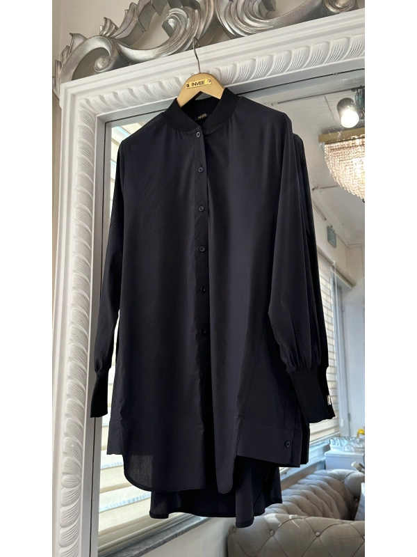 İNVEE 6674 Siyah Gömlek