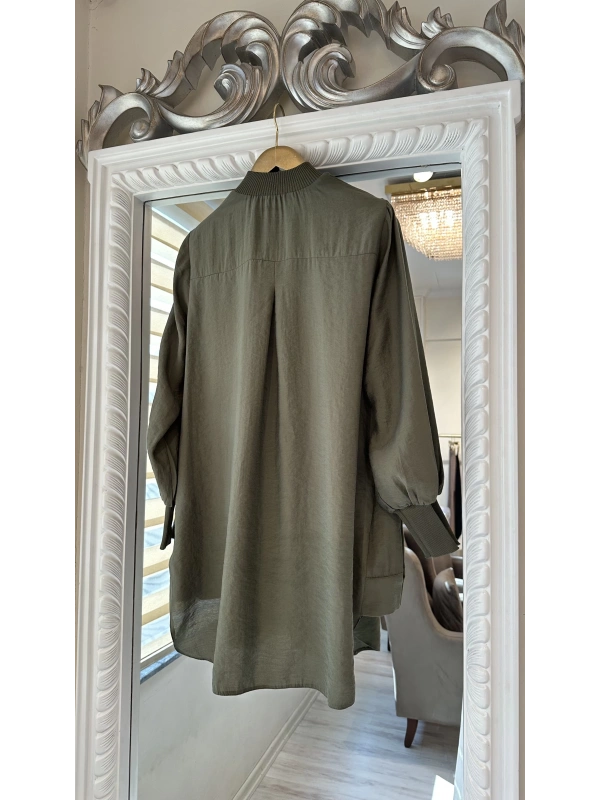 İNVEE 6674M Modal Gömlek - Haki