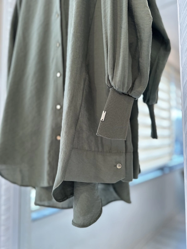 İNVEE 6674M Modal Gömlek - Haki