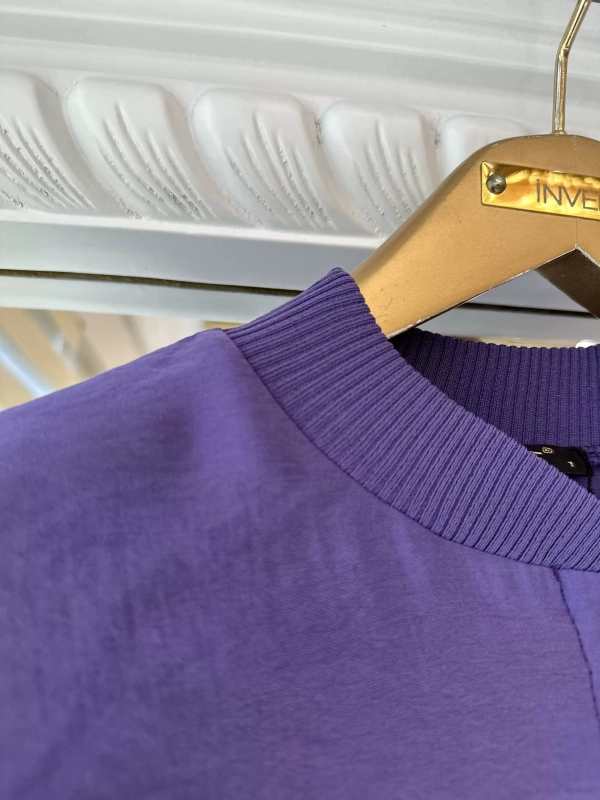 İNVEE 6674M Modal Gömlek - Mor