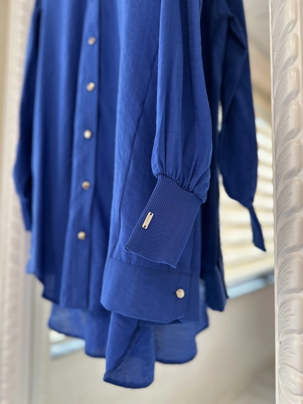 İNVEE 6674M Modal Gömlek - Sax