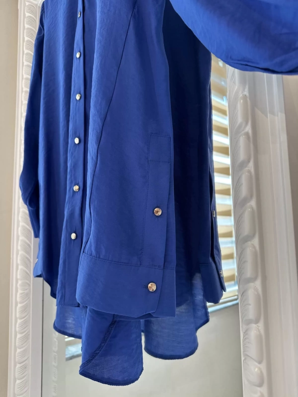 İNVEE 6674M Modal Gömlek - Sax