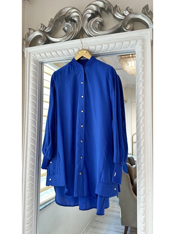 İNVEE 6674M Modal Gömlek - Sax