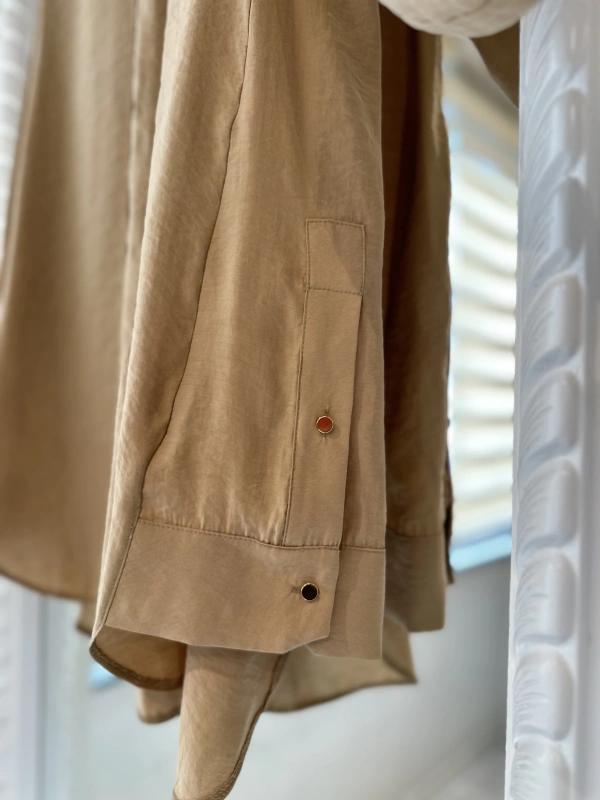 İNVEE 6674M Modal Gömlek - Camel