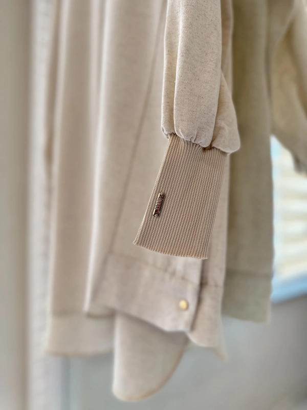 İNVEE 6674Y Modal Gömlek - Kemik