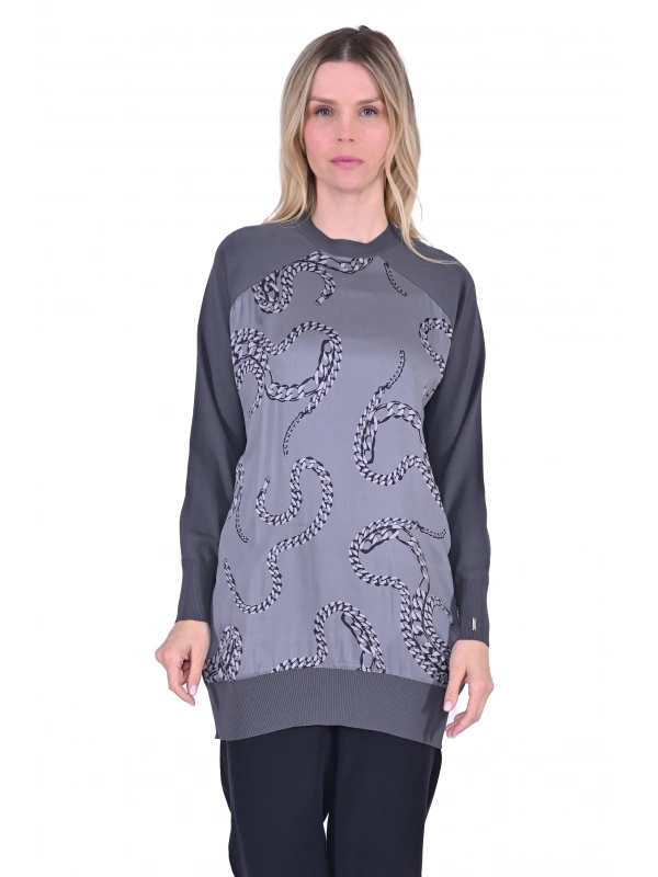 İNVEE 6723 Tunik Antrasit