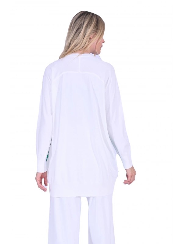 İNVEE 6723 Tunik - Beyaz