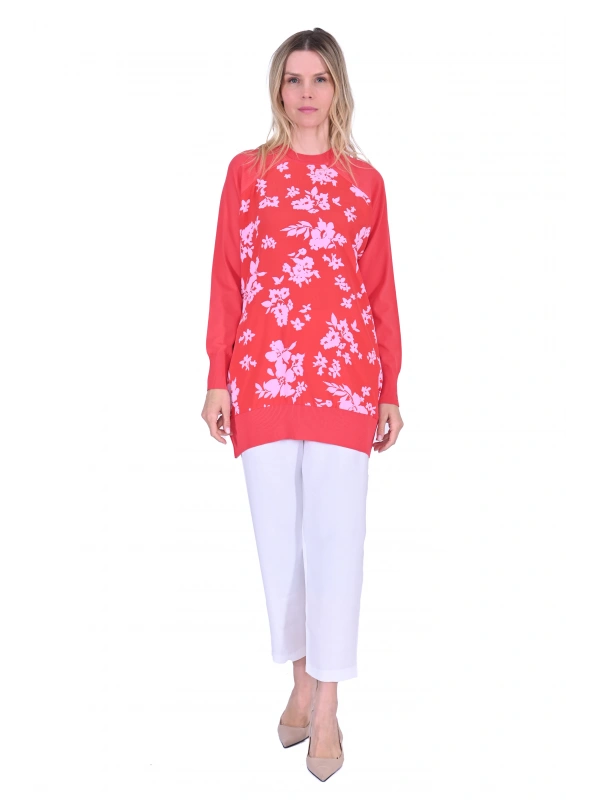 İNVEE 6723 Tunik - Nar Çiçeği