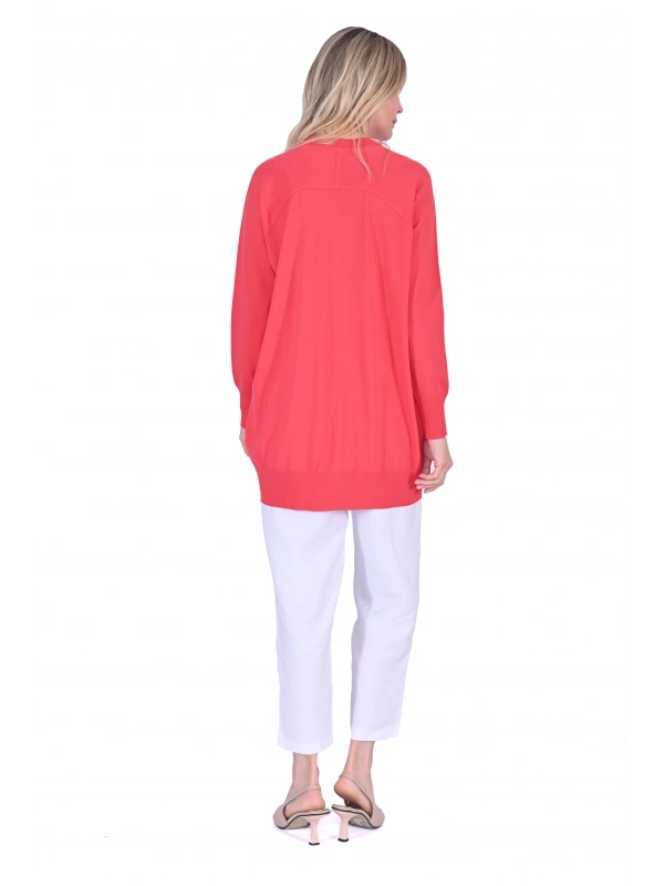 İNVEE 6723 Tunik - Nar Çiçeği